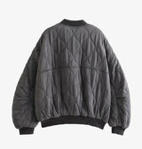 quilted bomber jacket