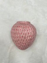 Small Strawberry Vase in pink