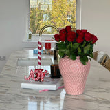 Strawberry Vase in pink