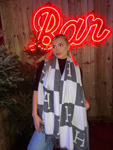 grey Cashmere scarf