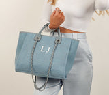 Blue Denim Canvas Tote Bag: A stylish and durable tote bag made from