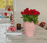 Strawberry Vase in pink