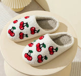 Fruit Slippers with cherry design, perfect for cozy relaxation