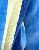 The Seaside Robe Blue Yellow Striped Dressing Gown