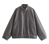 Wool Bomber Jacket