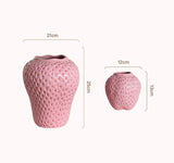 Strawberry Vase in pink
