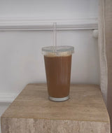 Iced coffee glasses