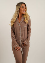 brown pyjamas
