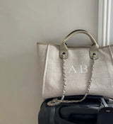 canvas fabric tote bag