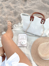 canvas beach bag