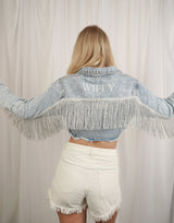 blue denim jacket